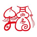 寿桃福字剪纸