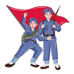 卡通军人
