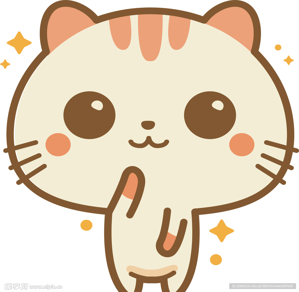 卡通小猫
