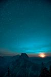 傍晚星空