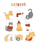 宠物猫狗插图