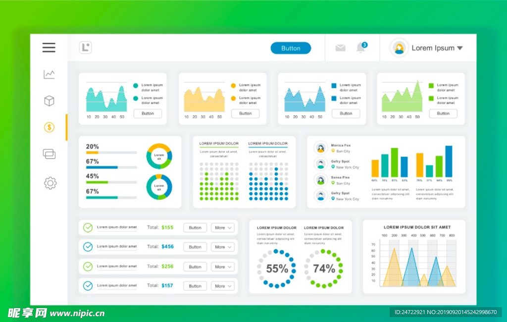 后台系统DashBoard