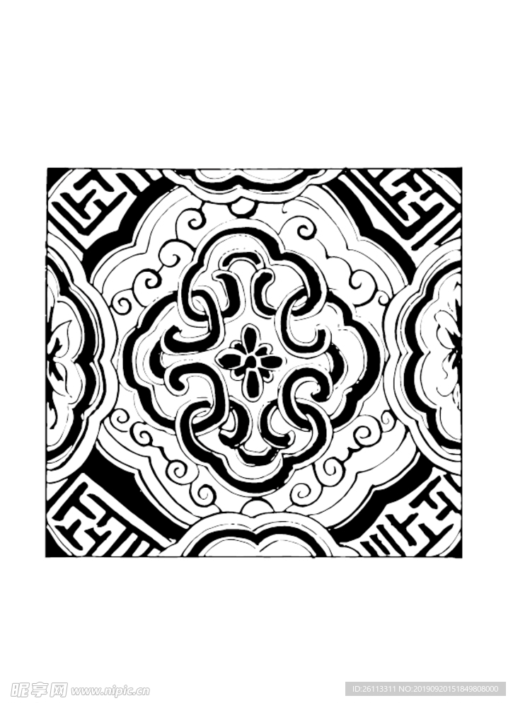 中国古典花纹
