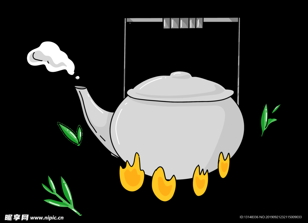 茶壶插画