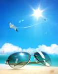 夏季热带创意海报