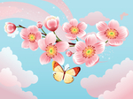 矢量樱花