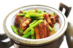豆角炖排骨