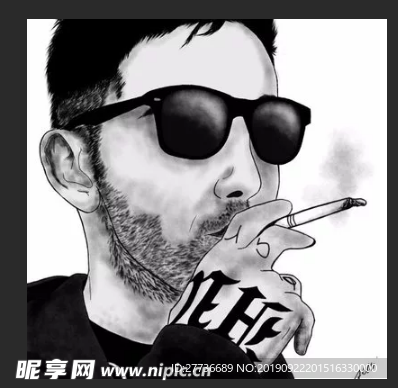潮牌嘻哈图案