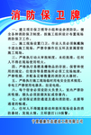 消防保卫牌
