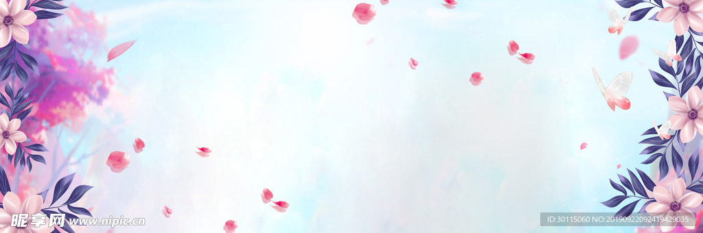 鲜花背景
