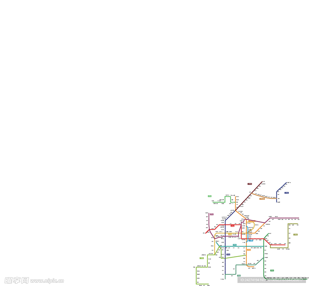 广州地铁图