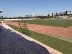 学校 校园  操场  塑胶跑道