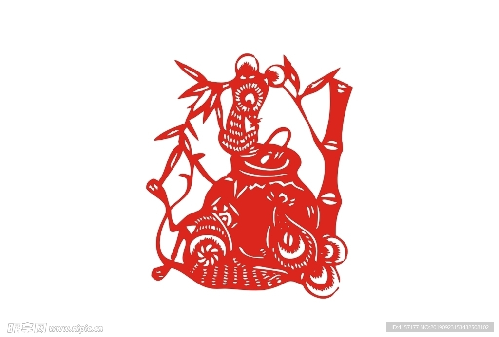老鼠剪纸