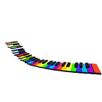 49键彩虹钢琴键盘造型