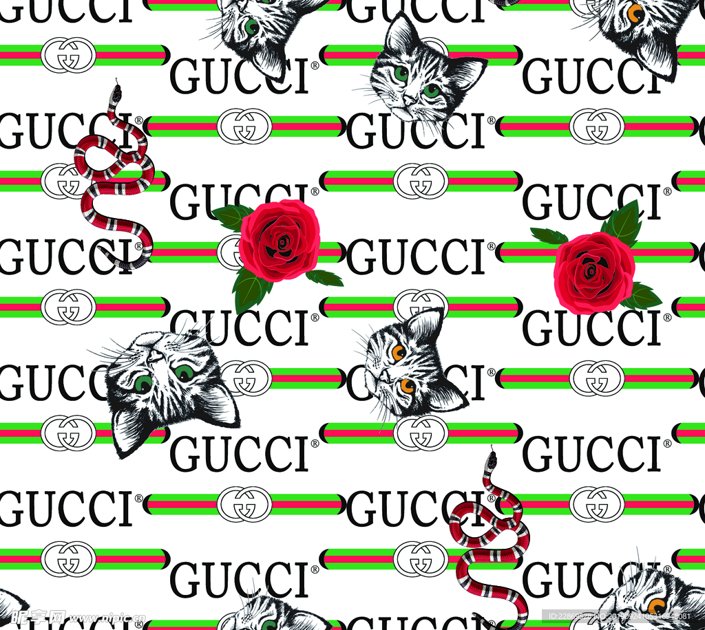 大牌  印花  GUCCI