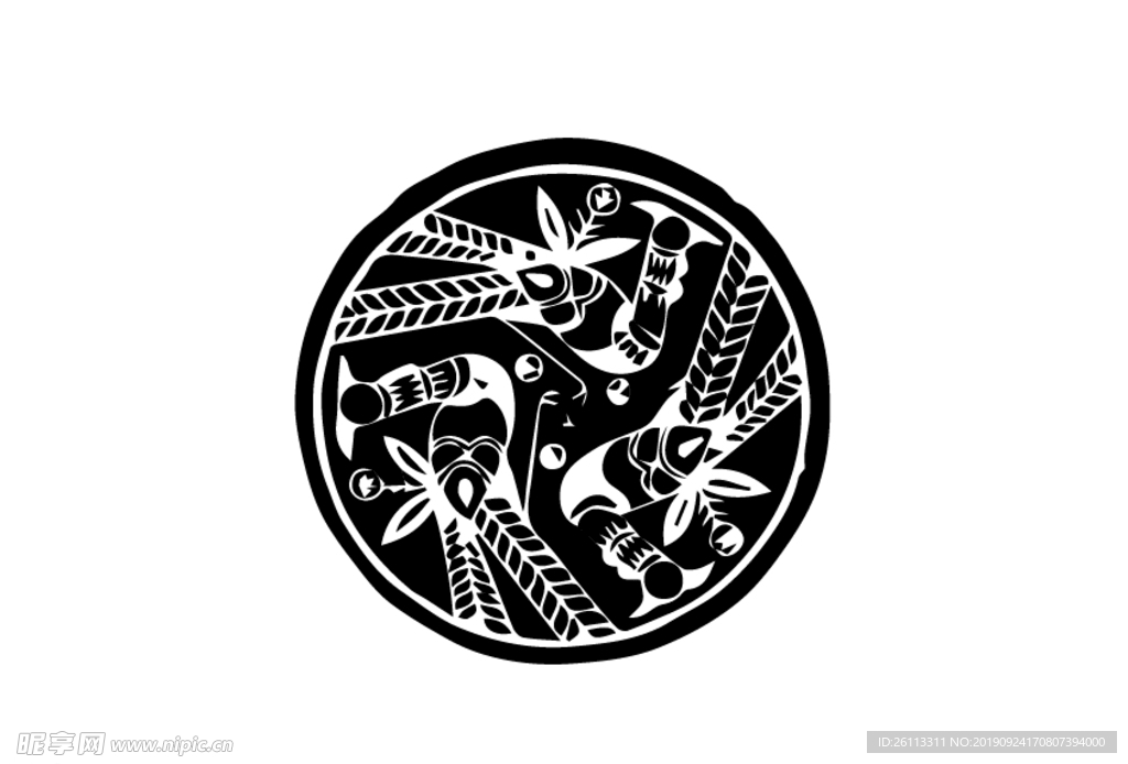 中 古典花纹