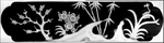 灰度图 雕花 精雕 花鸟 山水