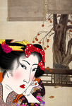 艺伎插画