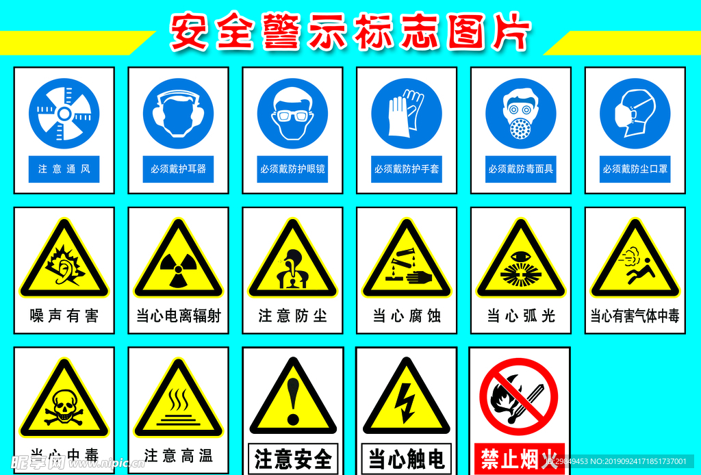 安全警示板