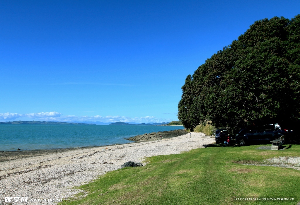 新西兰海滨自然风景