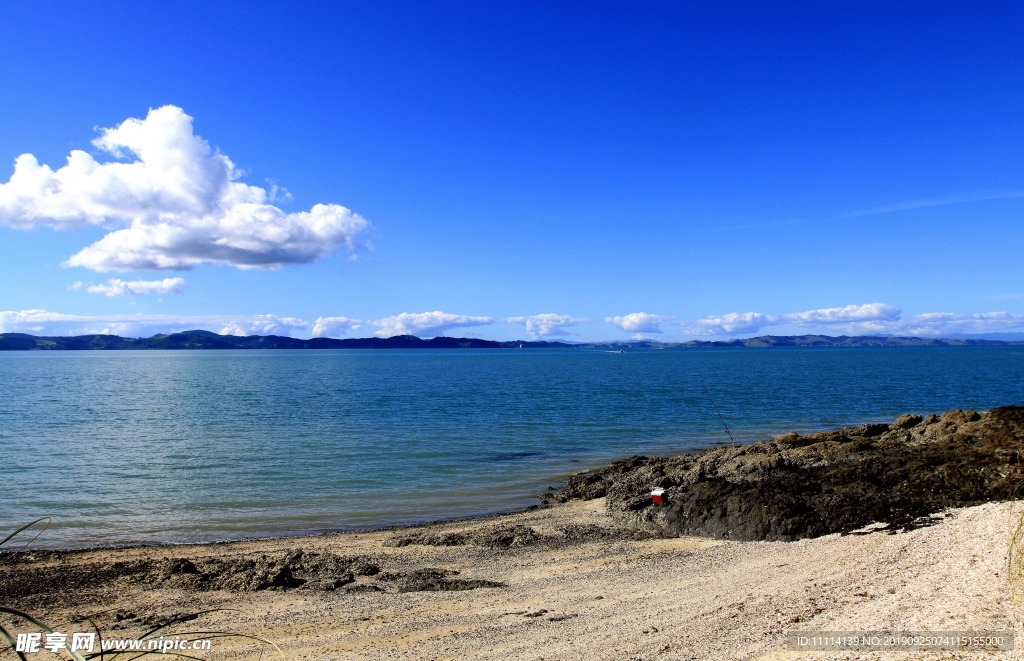 新西兰海滨自然风景