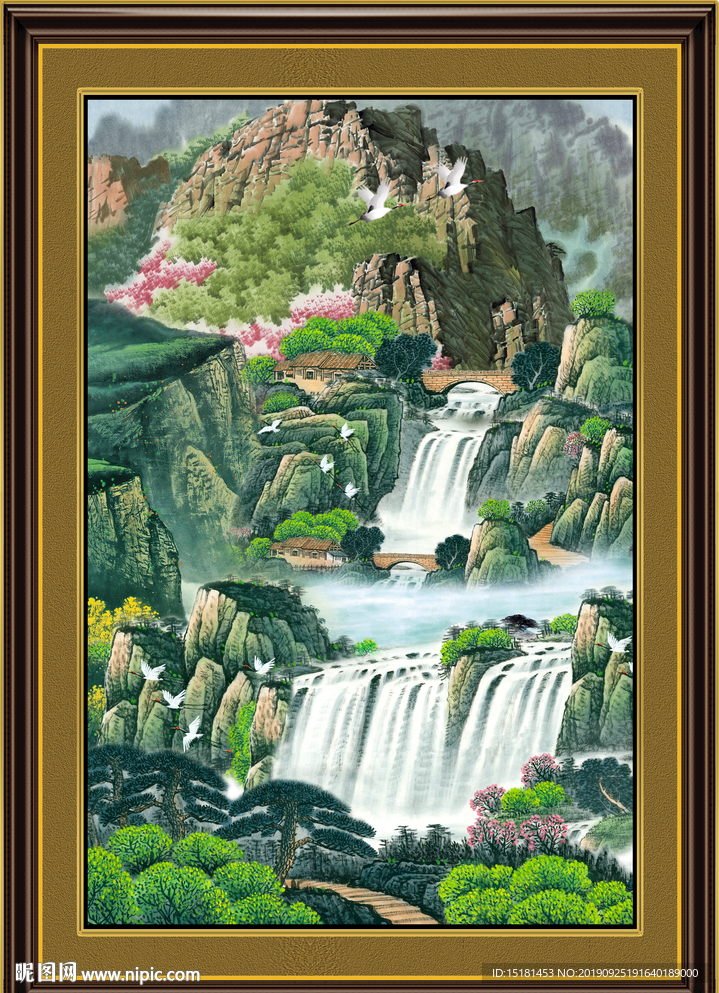 聚宝盆山水