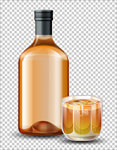 玻璃酒杯酒瓶