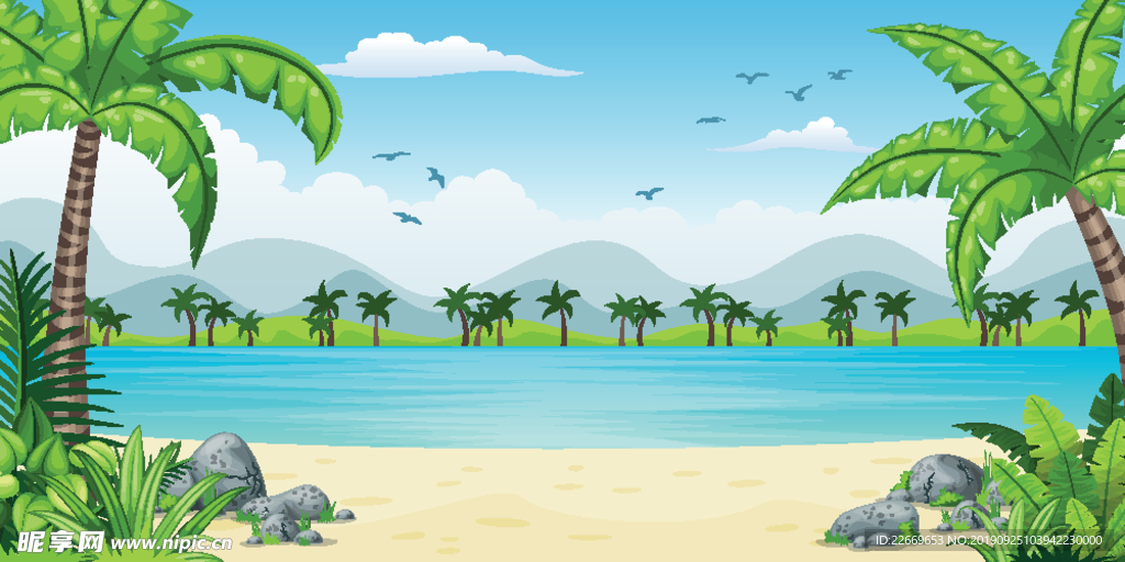 海滩风景
