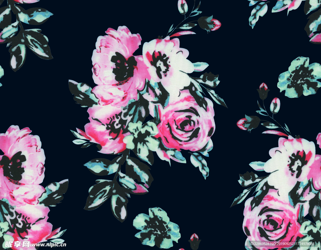 手绘  花卉