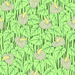 绿色叶子花矢量循环素材