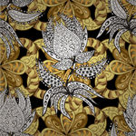 金色花型矢量循环素材