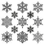 雪花矢量素材