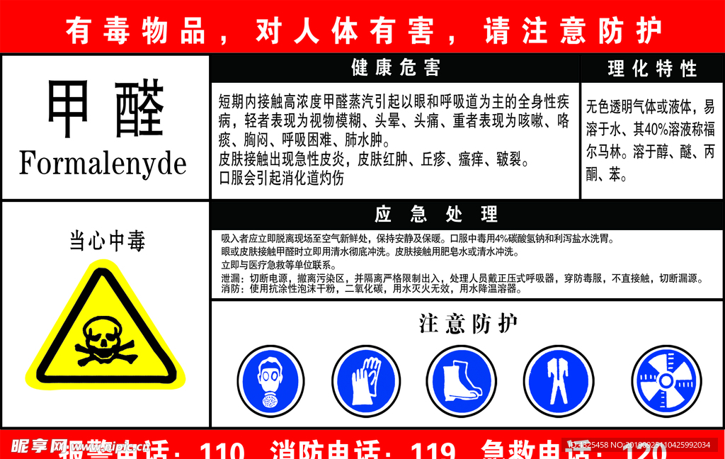 有毒物品海报