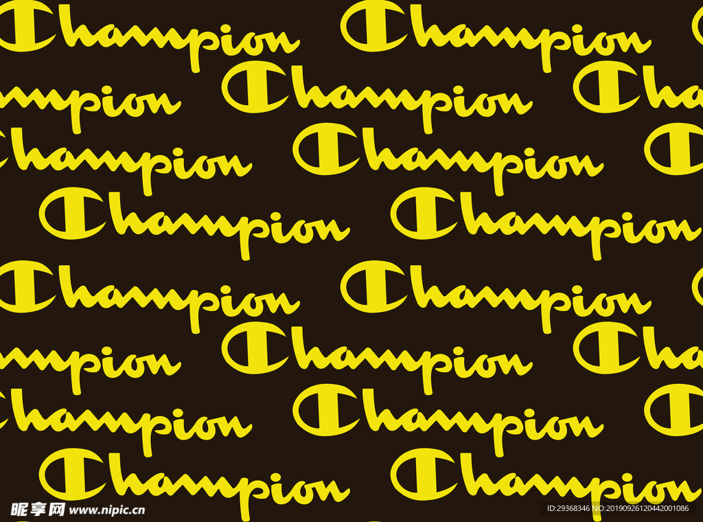 Champion潮牌冠军字母