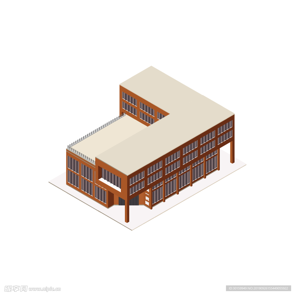 红色学校食堂