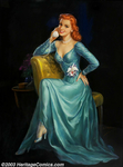 欧洲油画美女