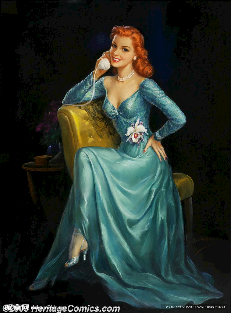 欧洲油画美女