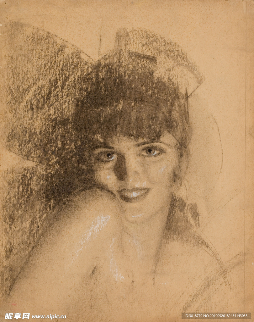 欧洲油画美女