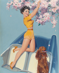 欧洲油画美女