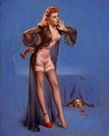 欧洲油画美女