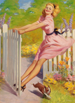 欧洲油画美女