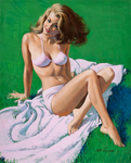 欧洲油画美女