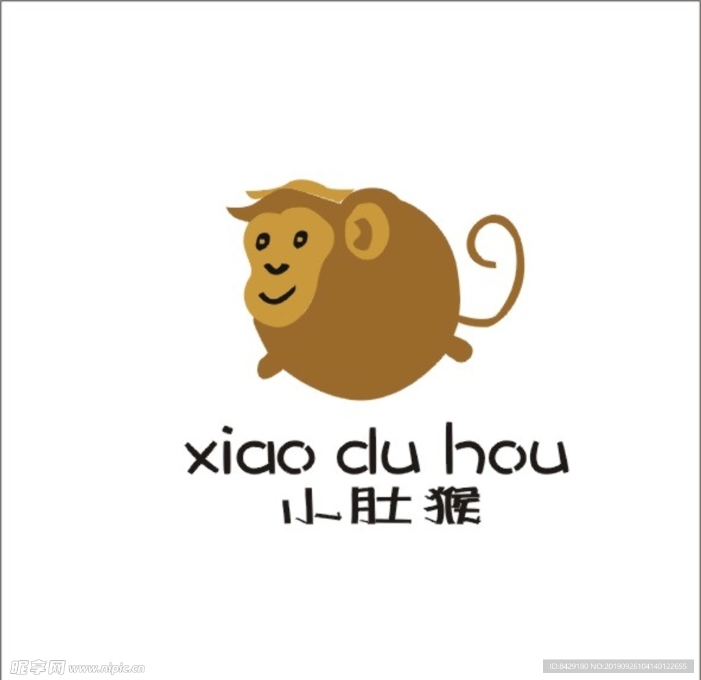 小肚猴 LOGO  小肚猴标志