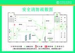 楼层安全消防疏散平面图