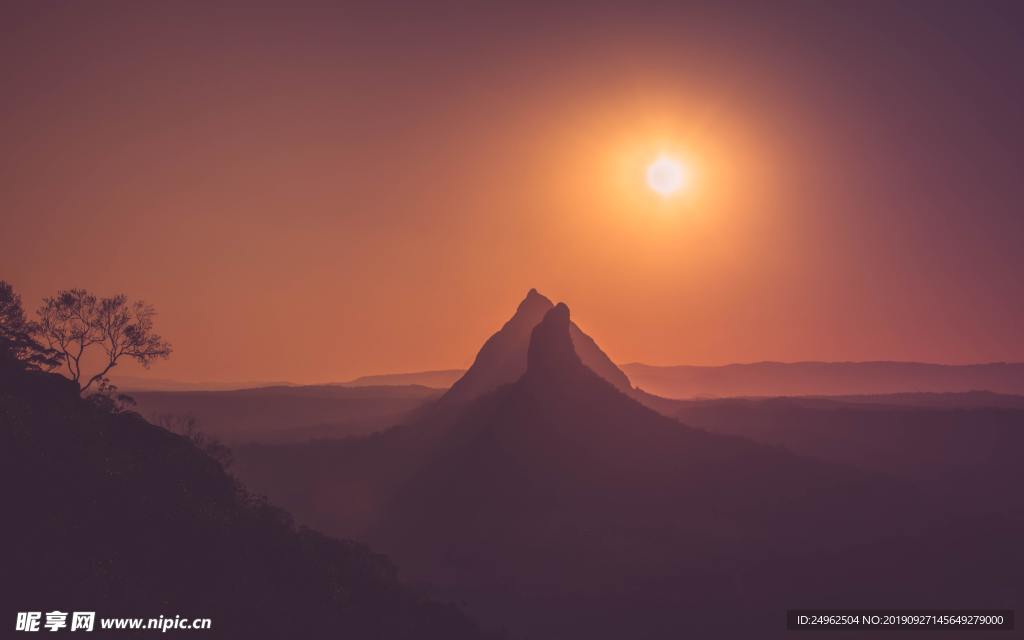 昏黄风景