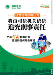 窃电海报