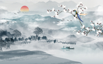 中国风背景墙