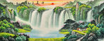 山水画 山水 风景画 意境山水