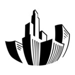 简约城市建筑剪影