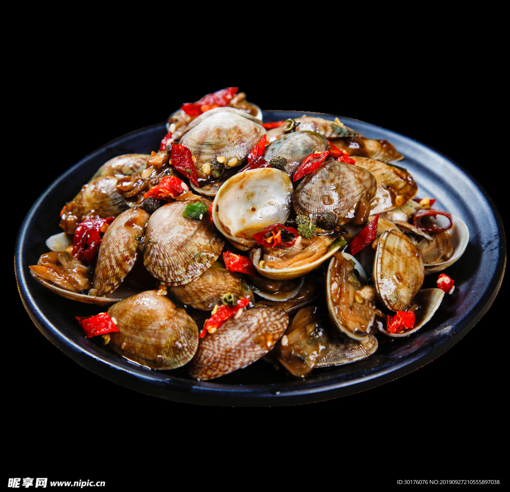 美味麻辣烧烤海鲜花甲